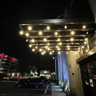 Entrance/parking lot