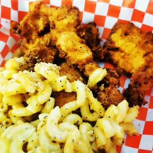 Chicken Tenders meets mac