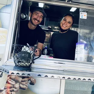 Look at these lovey peeps (:  Left- Micah  Right- Brittany