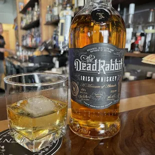 The infamous &quot; Dead Rabbit Irish Whiskey&quot;