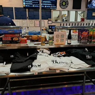 Trax merchandise (T shirts and hats) available