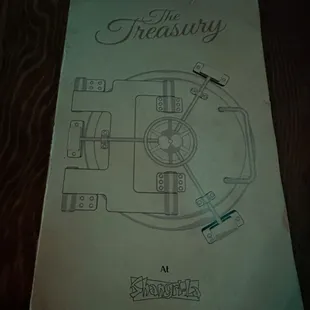 The Treasury at Shangri-La menu