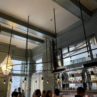 Interior of the bar area at The Treasury in San Francisco.