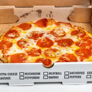 Pepperoni pizza