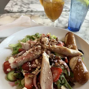 Strawberry chicken salad