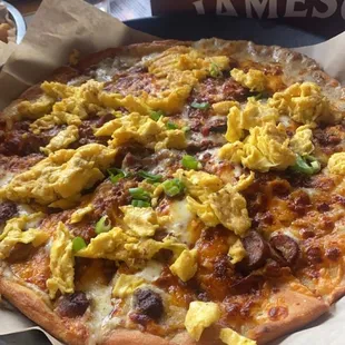 breakfast pizza