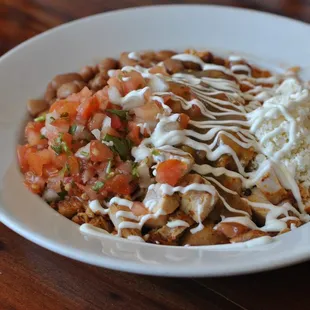 a bowl of mexican food