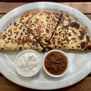 Black Bean Quesadilla
