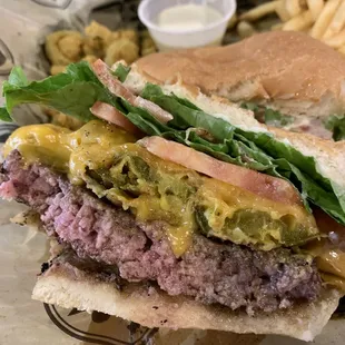 Cooked med rare as ordered