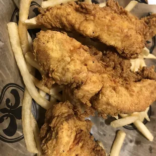 Kids chicken and fries