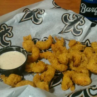 Fried crawfish tails