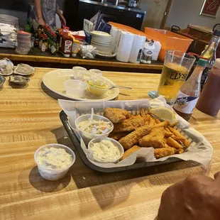 fish and chips, fish, seafood, food