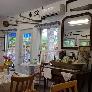 a woman sitting at a table