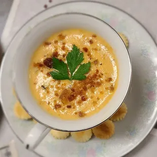 Grilled garlic tomatoe soup...amazing!!