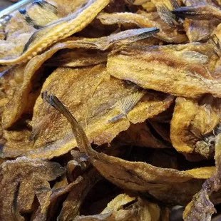 Yummy dried and crispy fish