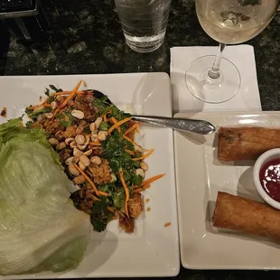 Lettuce Wraps &amp; Spring Rolls