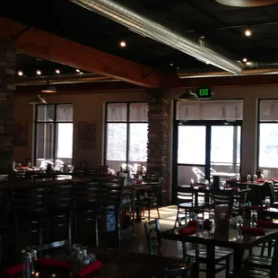 The dining room