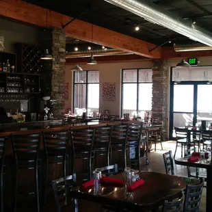 The dining room