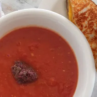 Winter Soup of the Day: Fresh Tomato with Olive Tapenade