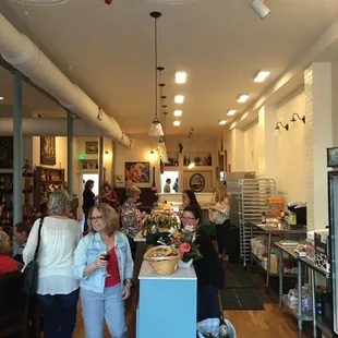 Grab a beverage and a snack in our historic space.