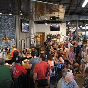 a large crowd of people