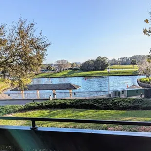 View from outside dining