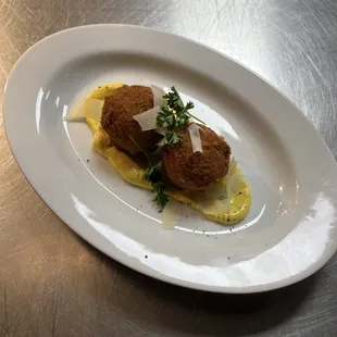 Arancini appetizer.