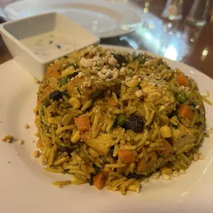 Tofu biryani