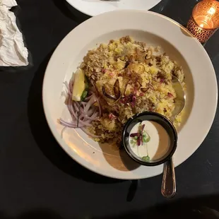 Kachi Biryani (Goat)