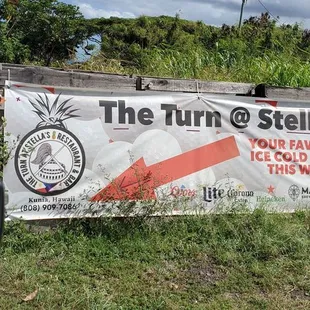 It's just down the hill from the golf course.