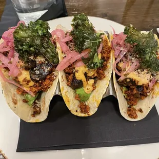 Veggie chorizo tacos
