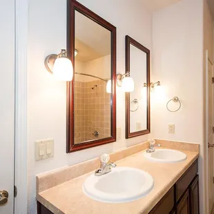 Double vanity sinks