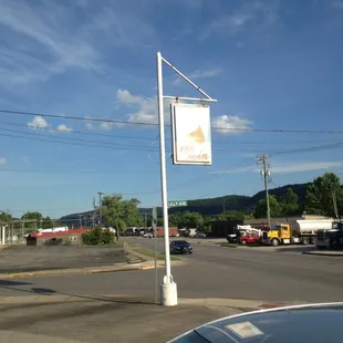 the intersection of a small town