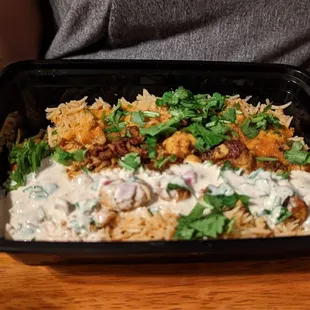 Chicken tandoori bowl