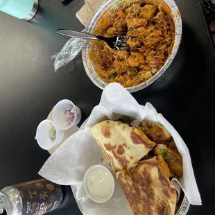 Mandrills and spicy bowl