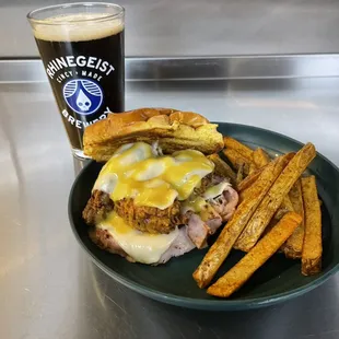 Chicken Cordon Blue Sandwich