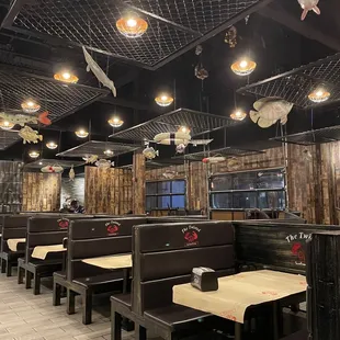 the interior of a restaurant