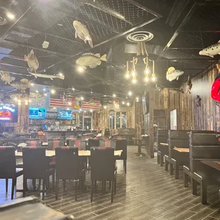 Bar area and seating