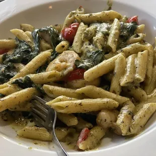 Pesto spinach Alfredo