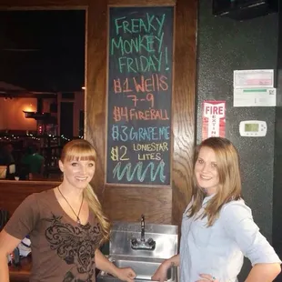 Bartenders at The Twisted Monkey