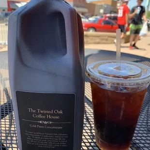 Their cold brew concentrate.
