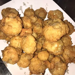 Fried mushrooms