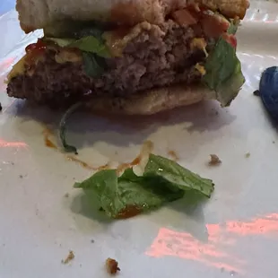 Overcooked &quot;medium rare&quot; burger