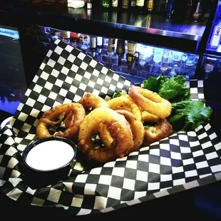 Beer Battered Onion rings #AMAZING
