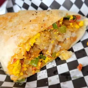 Vegan breakfast burrito
