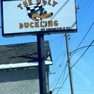 Sign at old location