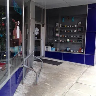 the outside of the store