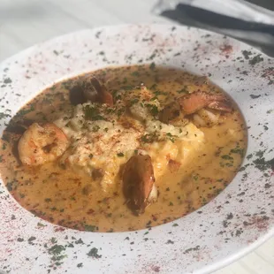Shrimp and grits!!