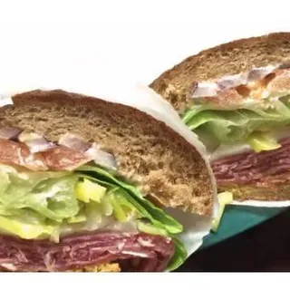 #3- Salami w/Avocado and Swiss Cheese