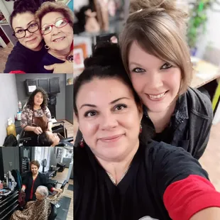 Salon family and friends